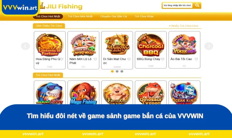 Tìm hiểu đôi nét về game sảnh game bắn cá của VVVWIN 