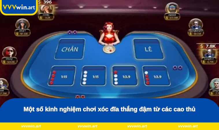 Một số kinh nghiệm chơi xóc đĩa thắng đậm từ các cao thủ