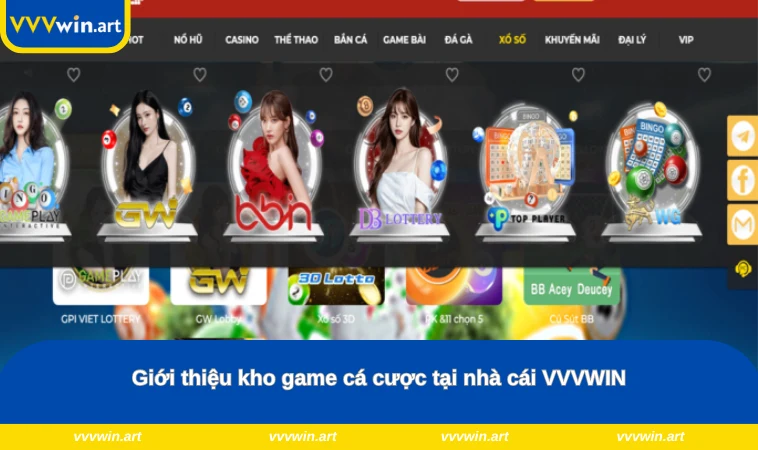 Giới thiệu kho game cá cược tại nhà cái VVVWIN