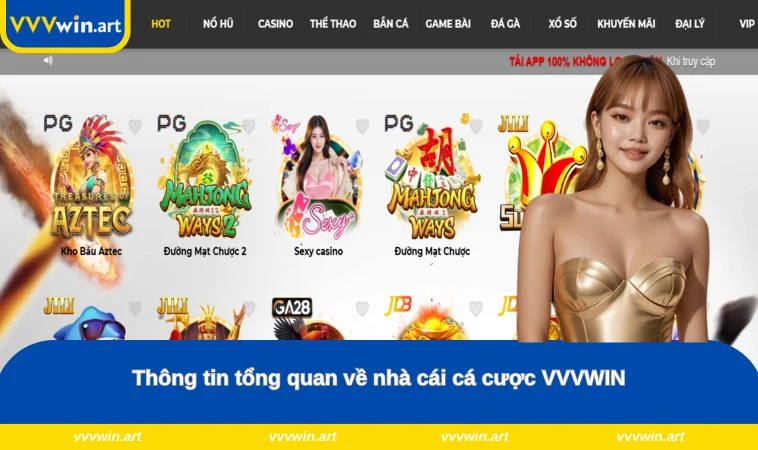 Thông tin tổng quan về nhà cái cá cược VVVWIN