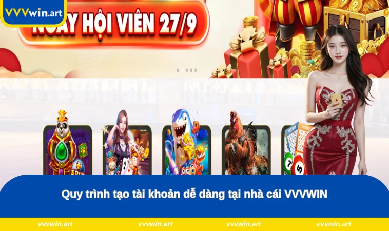 Quy trình tạo tài khoản dễ dàng tại nhà cái VVVWIN
